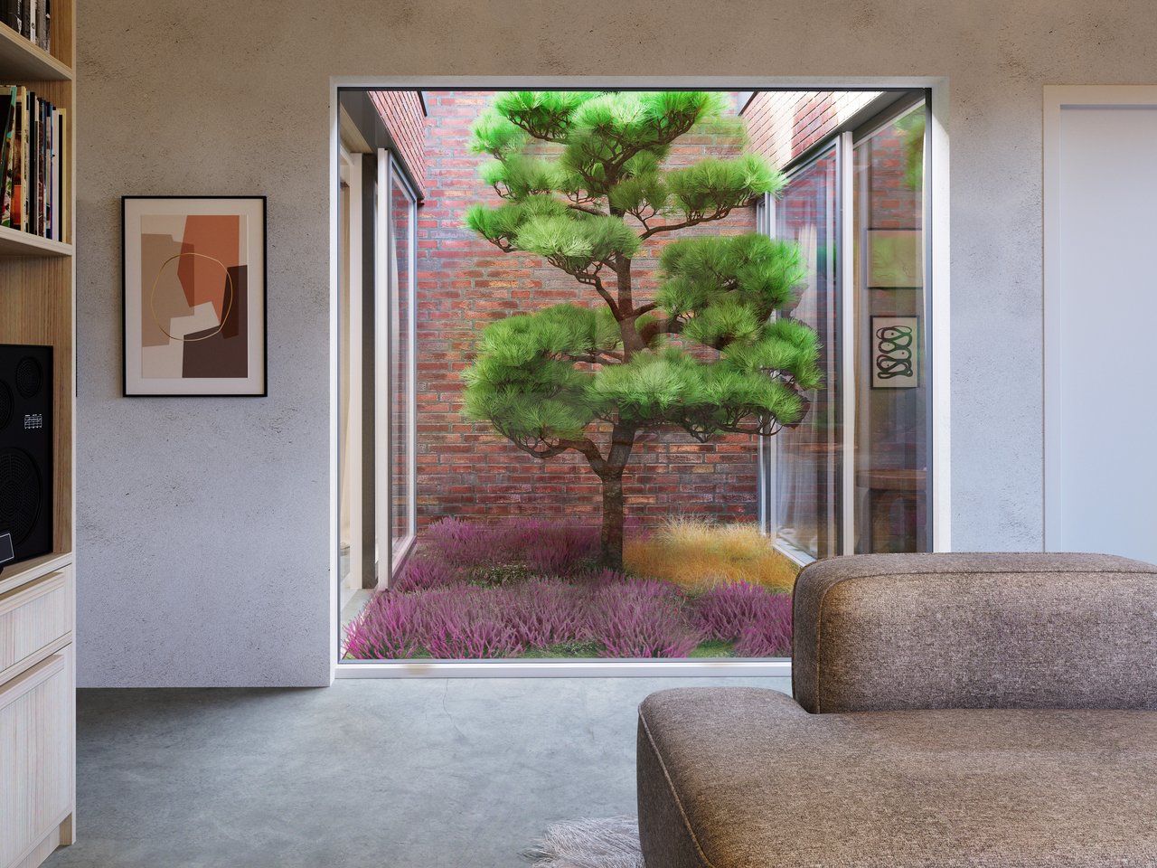 Klm, Hus 1, atrium